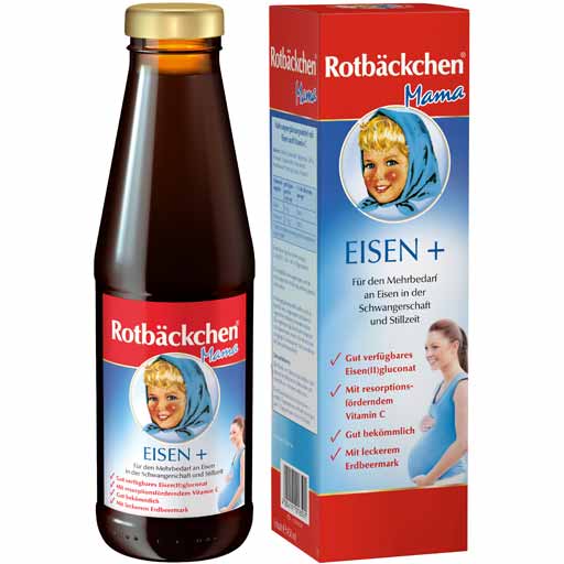 RABENHORST Rotbäckchen Mama Eisen  Saft  450 ml  Saft