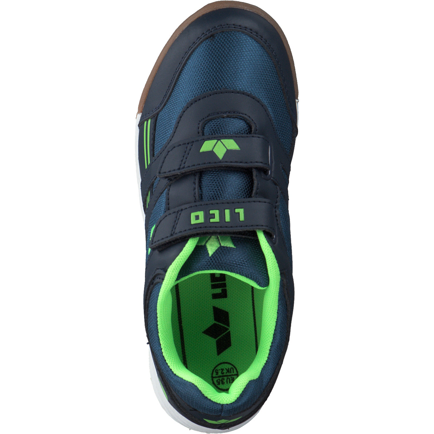 Geka Active Indoor V, Sportschuhe, Kinder, Marine/lemon