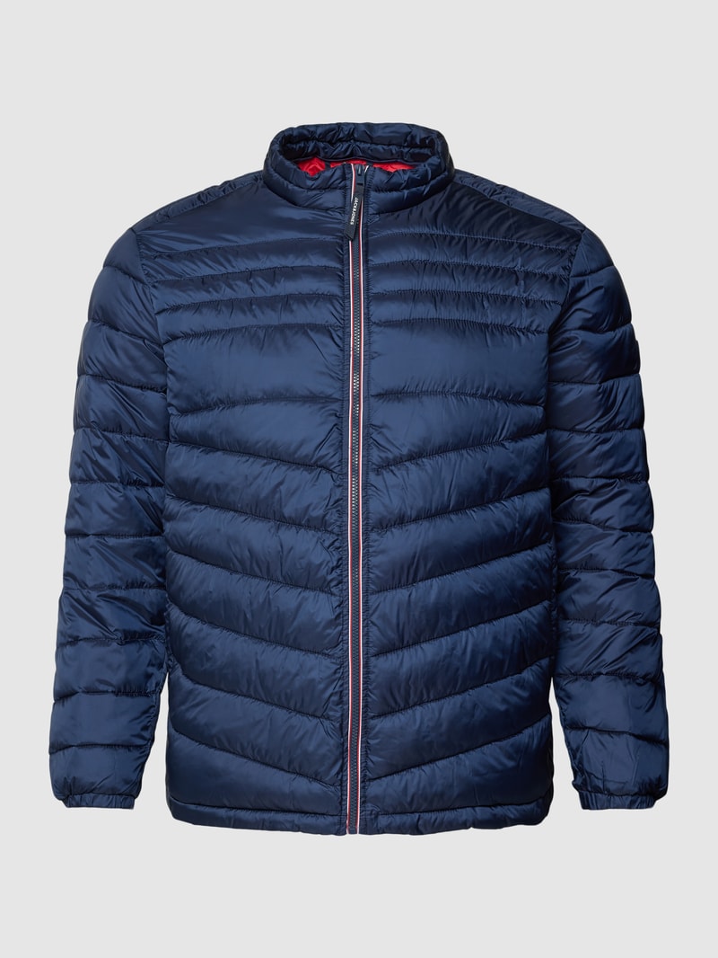 PLUS SIZE Steppjacke mit Eingrifftaschen Modell 'HERO' in dunkelblau