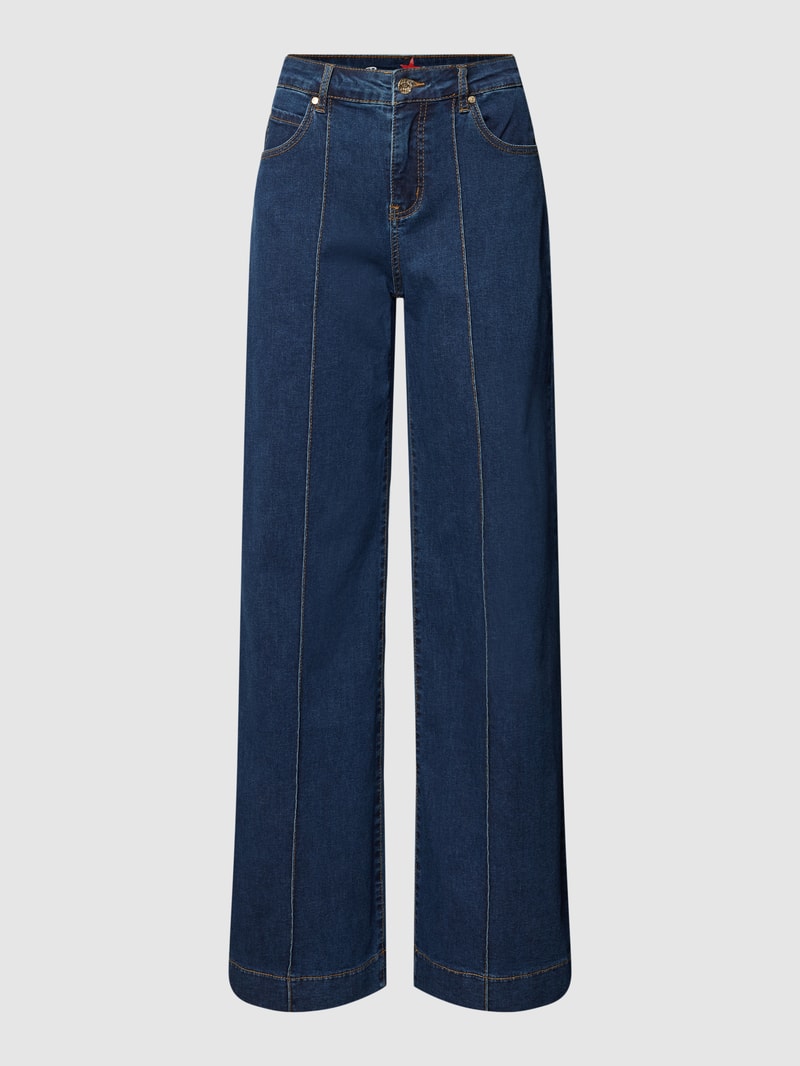 Jeans im 5-Pocket-Design in dunkelblau