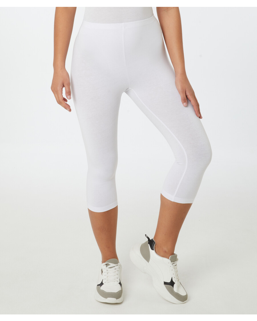 Weiße Leggings