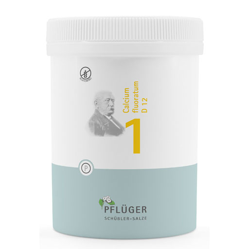 BIOCHEMIE Pflüger 1 Calcium fluoratum D 12 Tabl.  1000 St  Tabletten