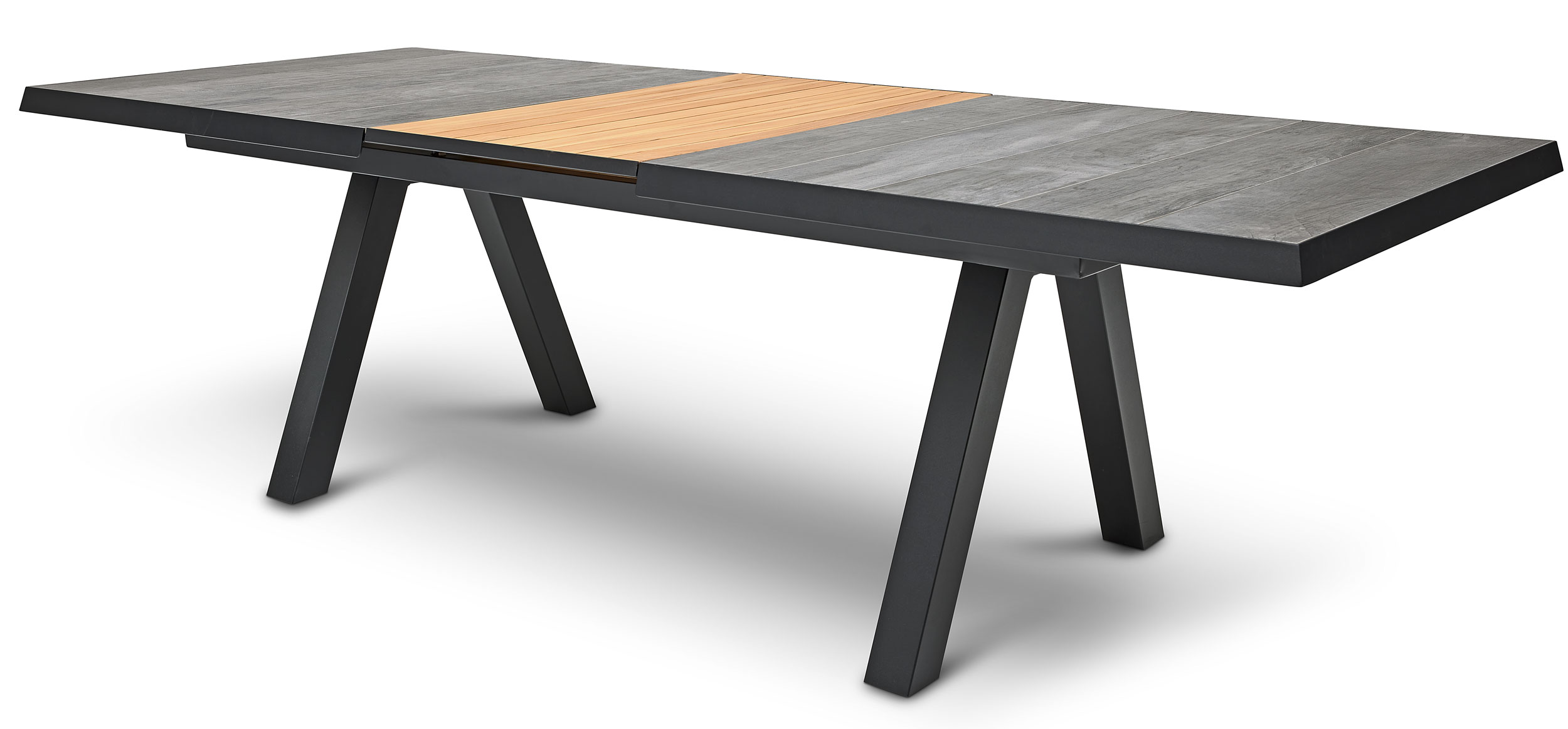 MONDOAusziehtisch Keramik/Teak