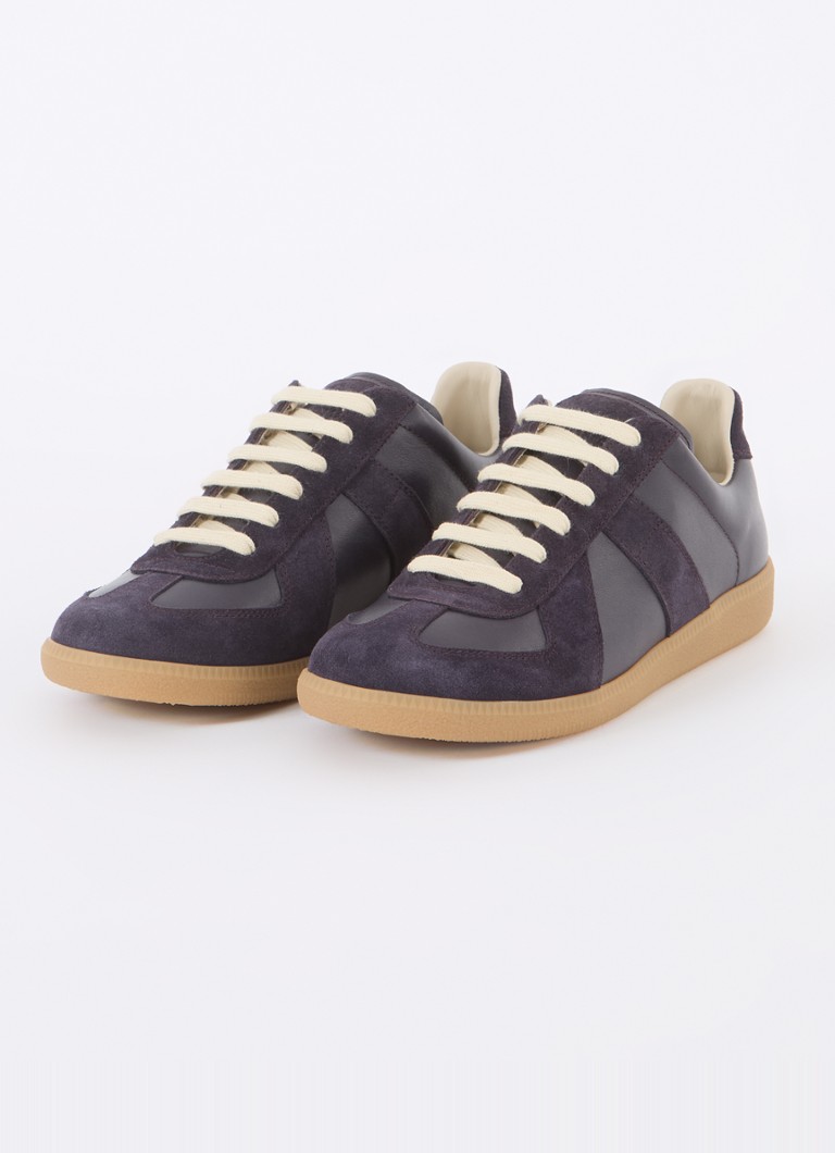 Pantofi replică Maison Margiela din piele de miel cu detalii din piele de vițel.