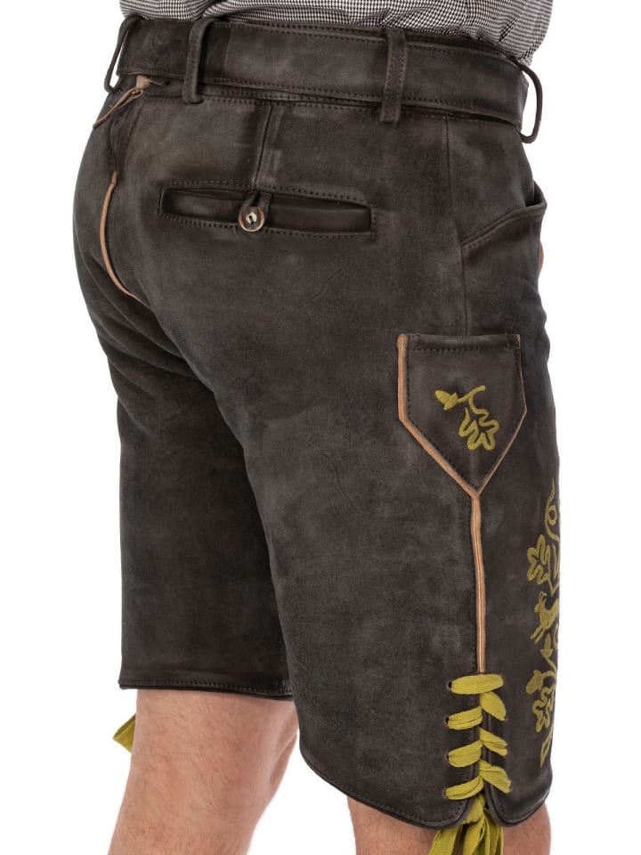 MADDOX Lederhose UTZ in dunkelbraun günstig kaufen