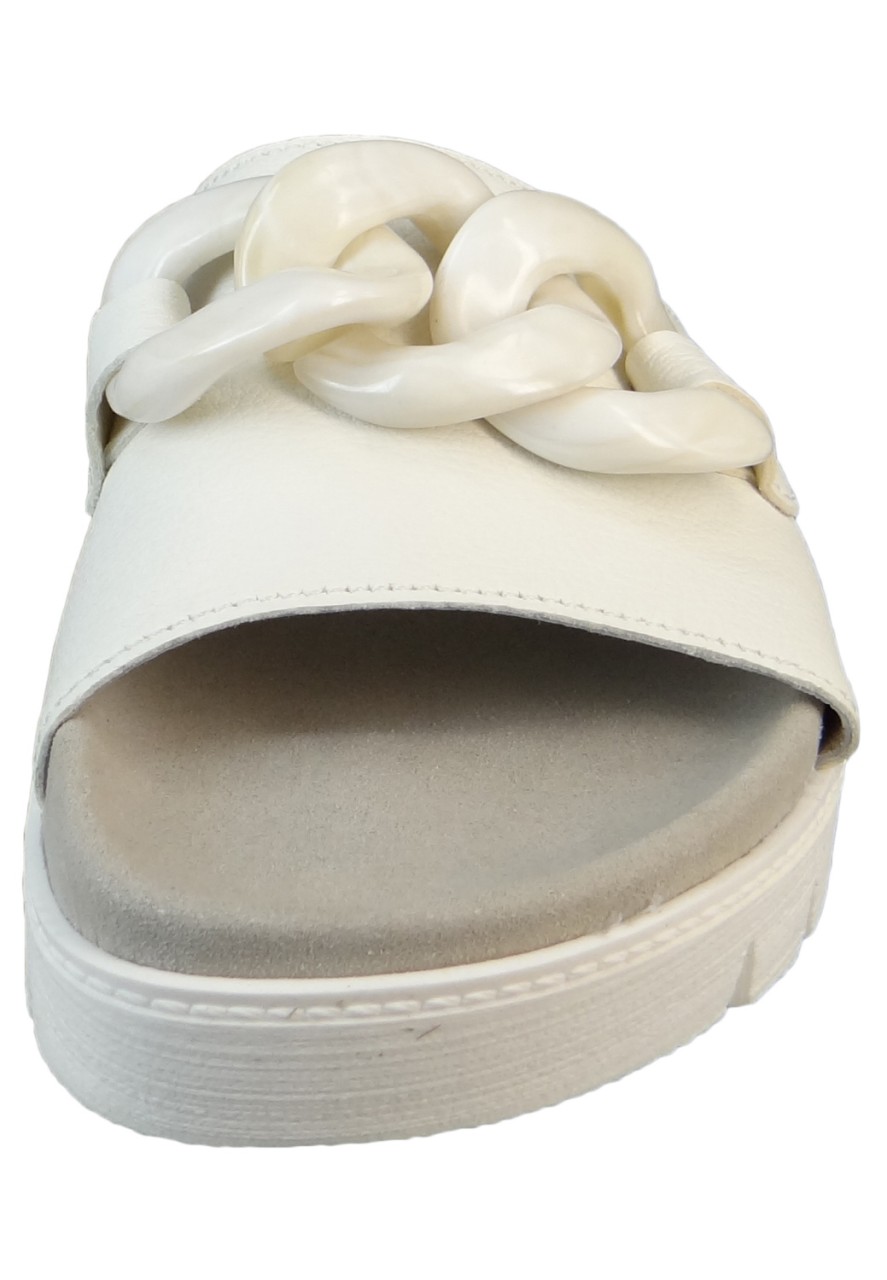 GABOR Sportliche Sandalen weiss Gabor Fashion Pantolette 23.743.20 Weiß