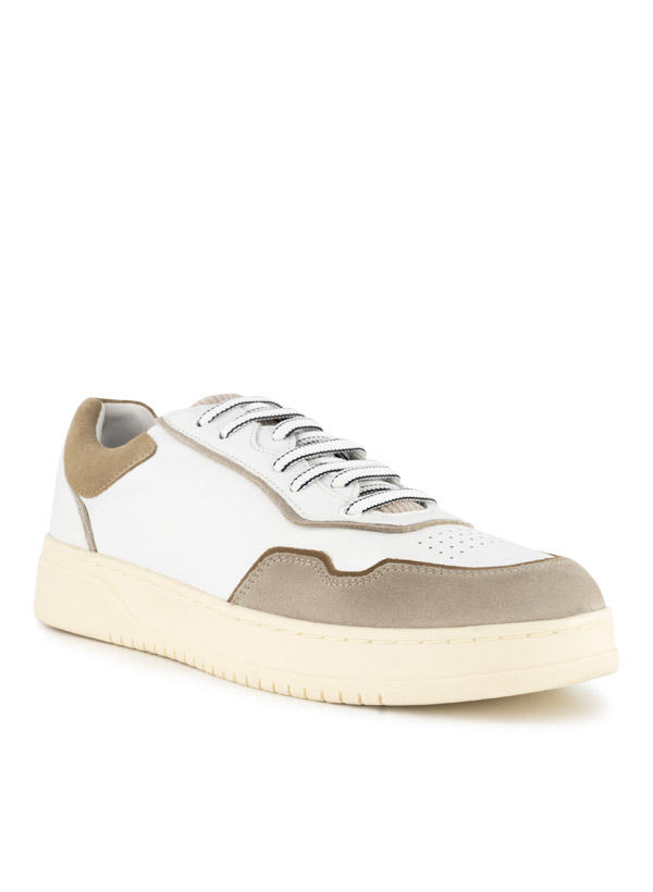 BOGGI MILANO, Sneaker, Leder, weiß-beige