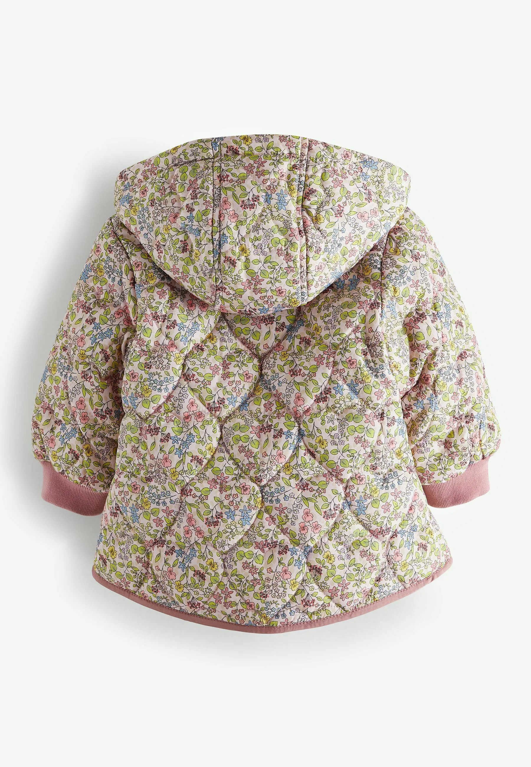 Abrigo de invierno con estampado AOP resistente a la lluvia y corte regular