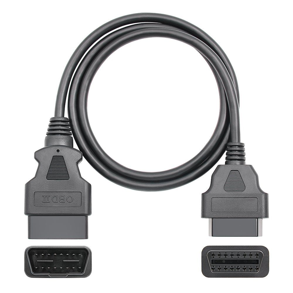 AN-DANNV OBD2-Diagnosegerät Verlängerung für Kfz Scanner 100cm 16Pin