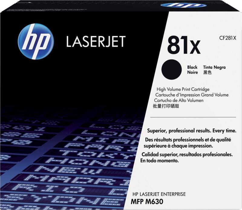 HP 81X Original Tonerkartusche CF281X Schwarz