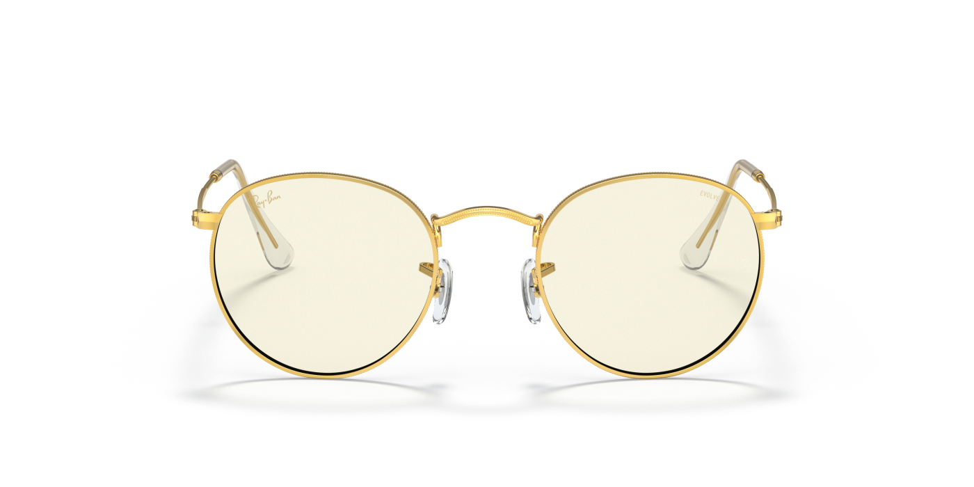 ROUND BLUE-LIGHT CLEAR EVOLVE - Lucido Oro Grigio