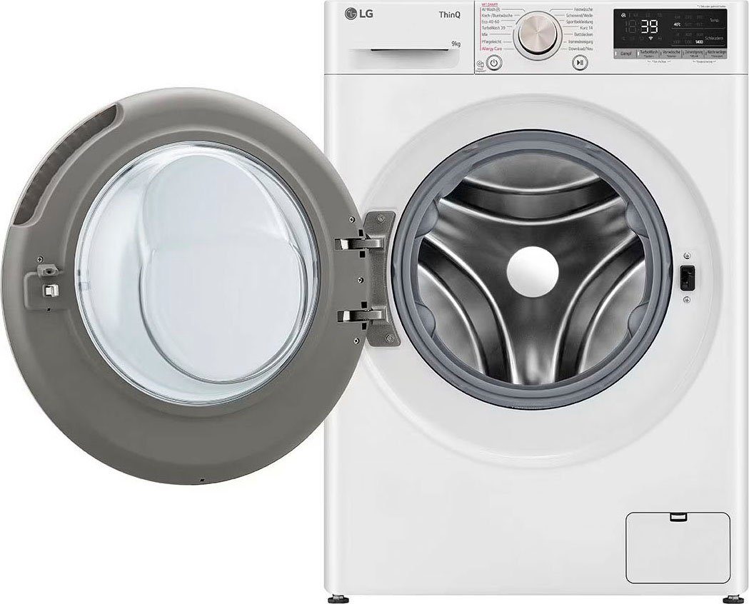 LG Waschmaschine F4WR709G, 9 kg, 1400 U/min