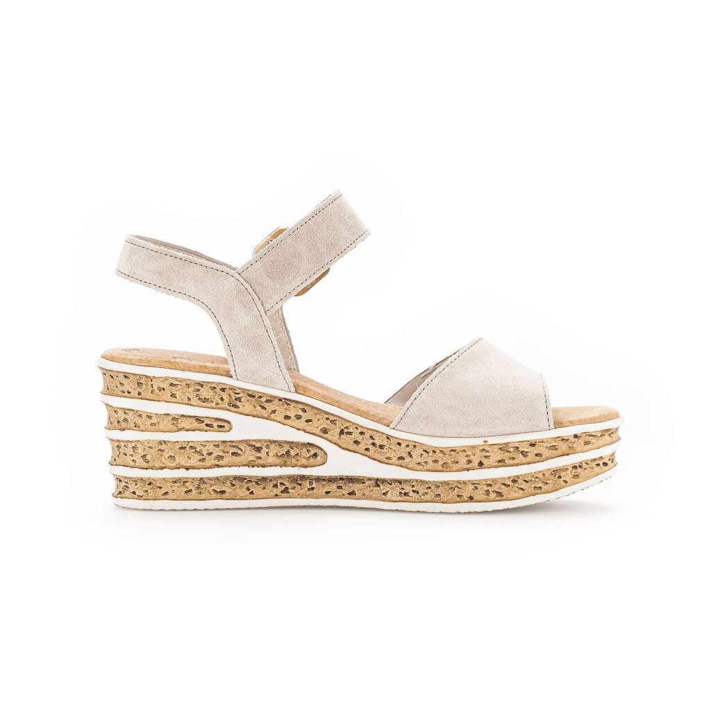 Gabor fashion Keilsandalette beige