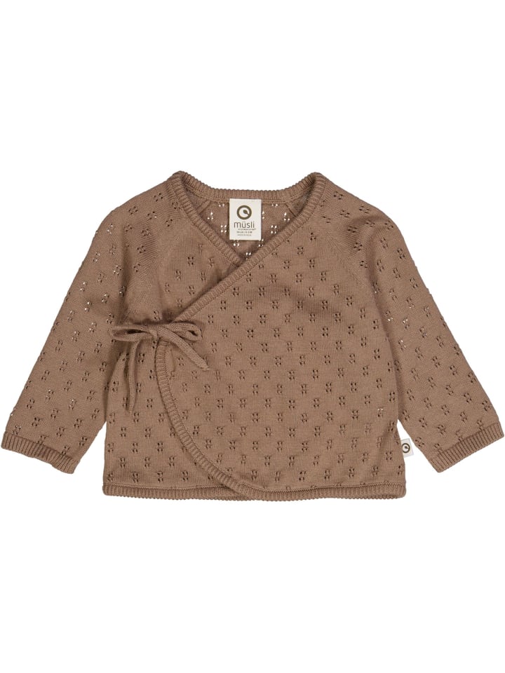 müsli Babystrickjacke in Walnut günstig kaufen