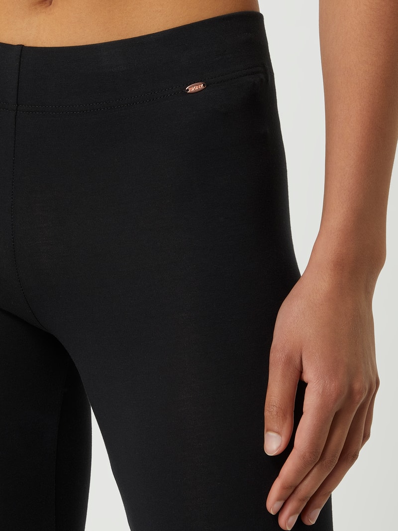 Leggings mit Stretch-Anteil in schwarz