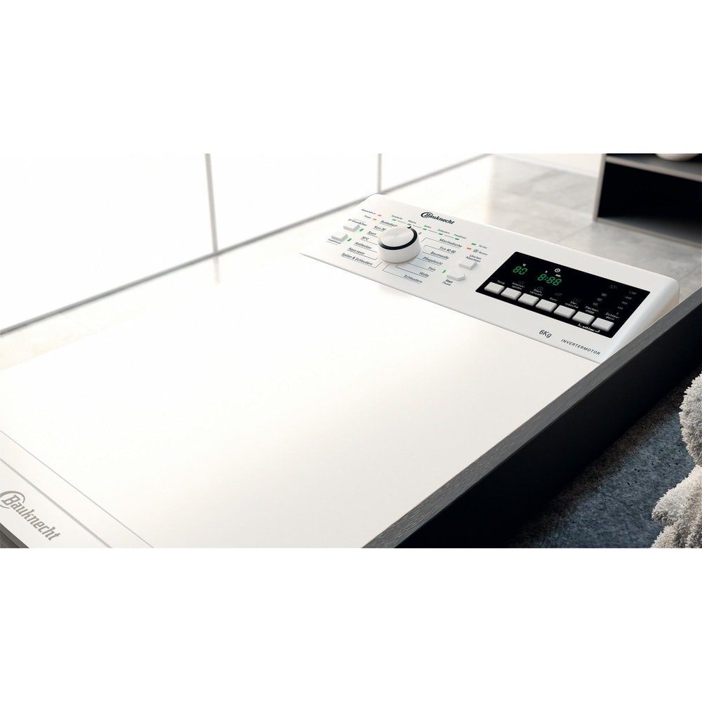 BAUKNECHT Waschmaschine Toplader Toplader freistehend 6 kg 1200 U/Min EEK: B WAT 612 EXB5
