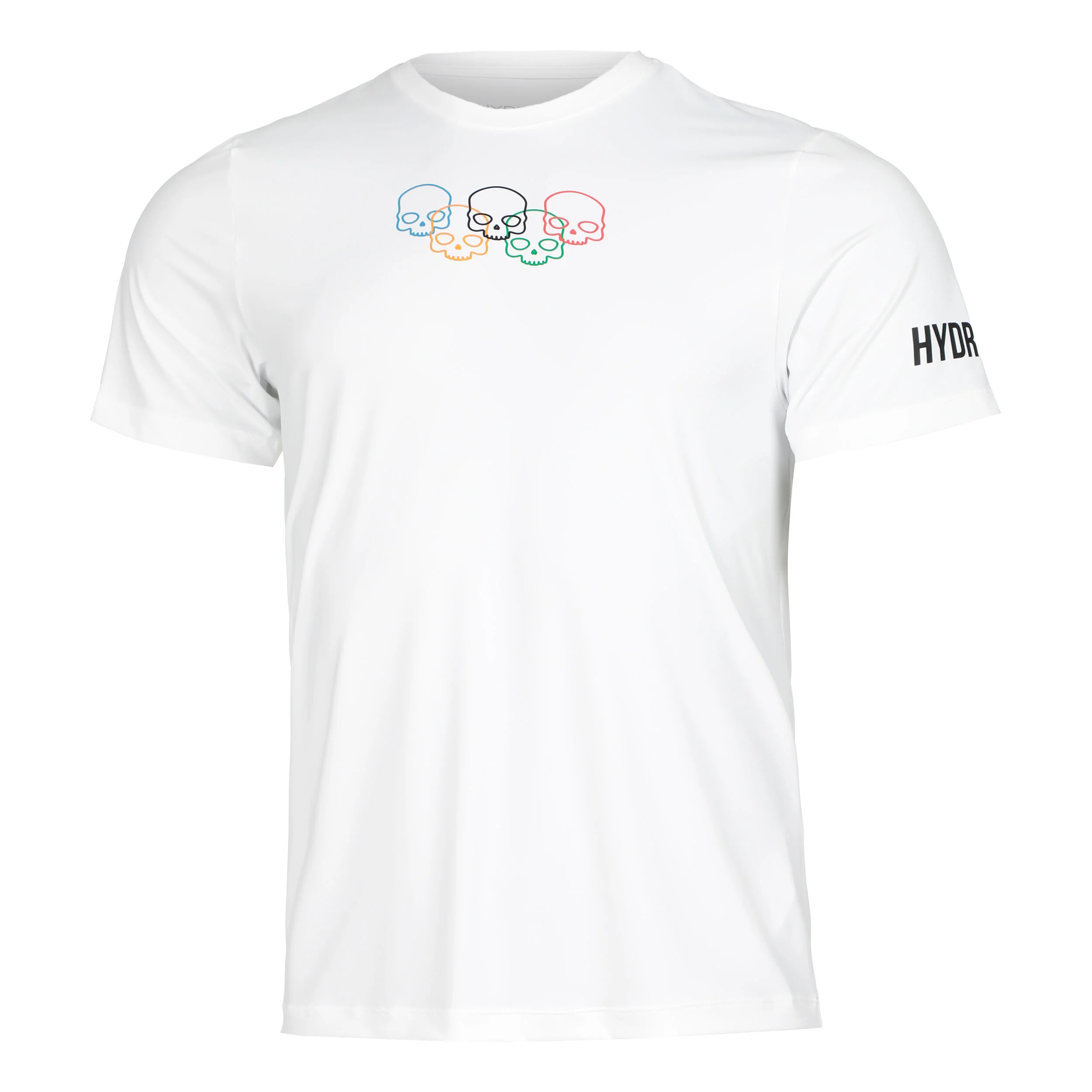 Olympic Skull Tech T-Shirt Herren - Weiß, Mehrfarbig