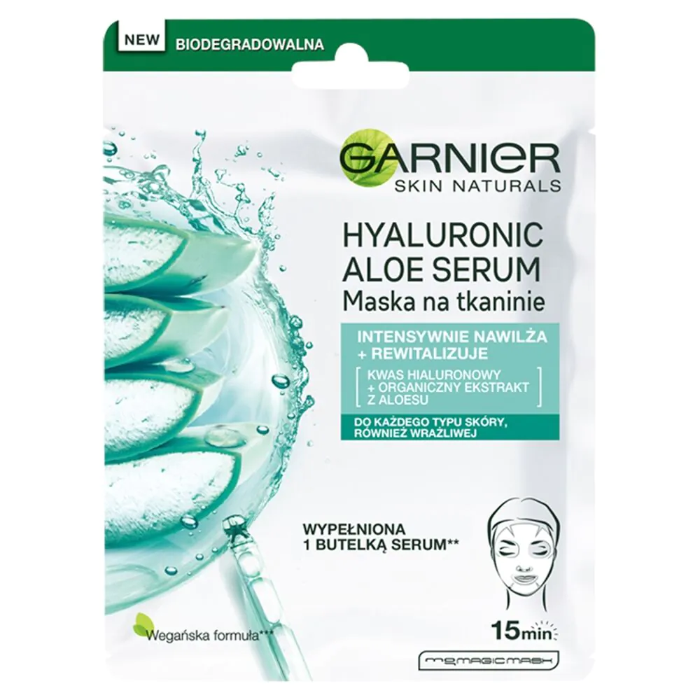 Garnier Skin Naturals Moisture Bomb Hyaluronic Aloe Sheet Mask