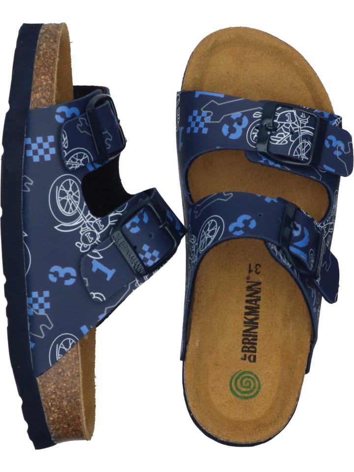 Dr. BRINKMANN Klassische Pantoletten, Klassische Hausschuhe in marine günstig kaufen 29