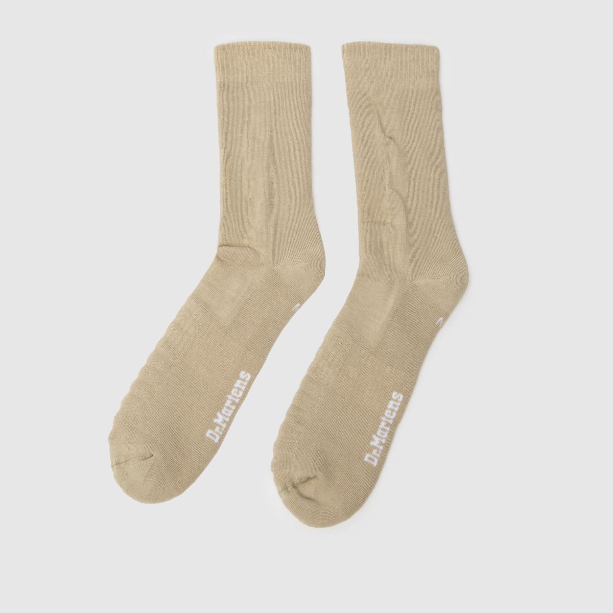 Dr Martens beige dubbeldocksocka