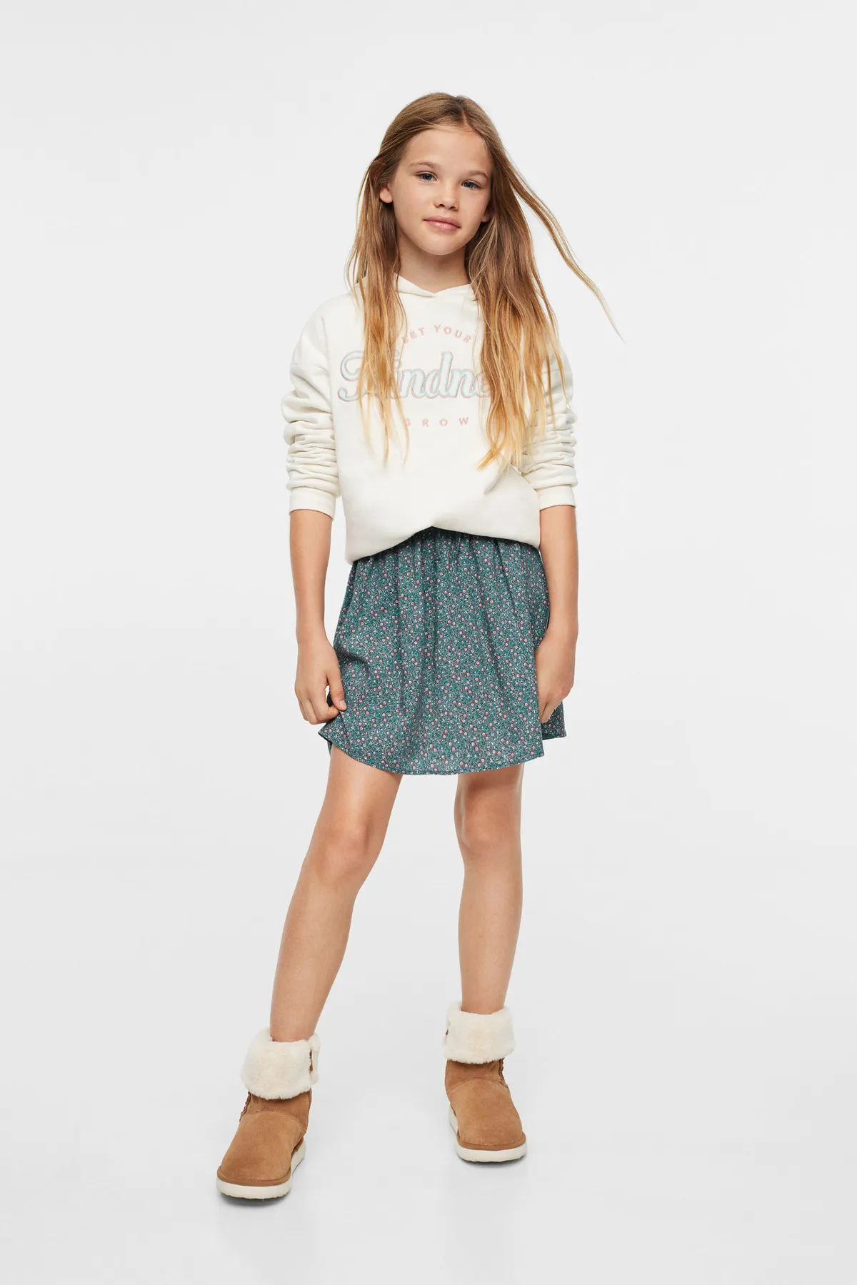 MANGO Kids  Grüner Damenrock 37084763