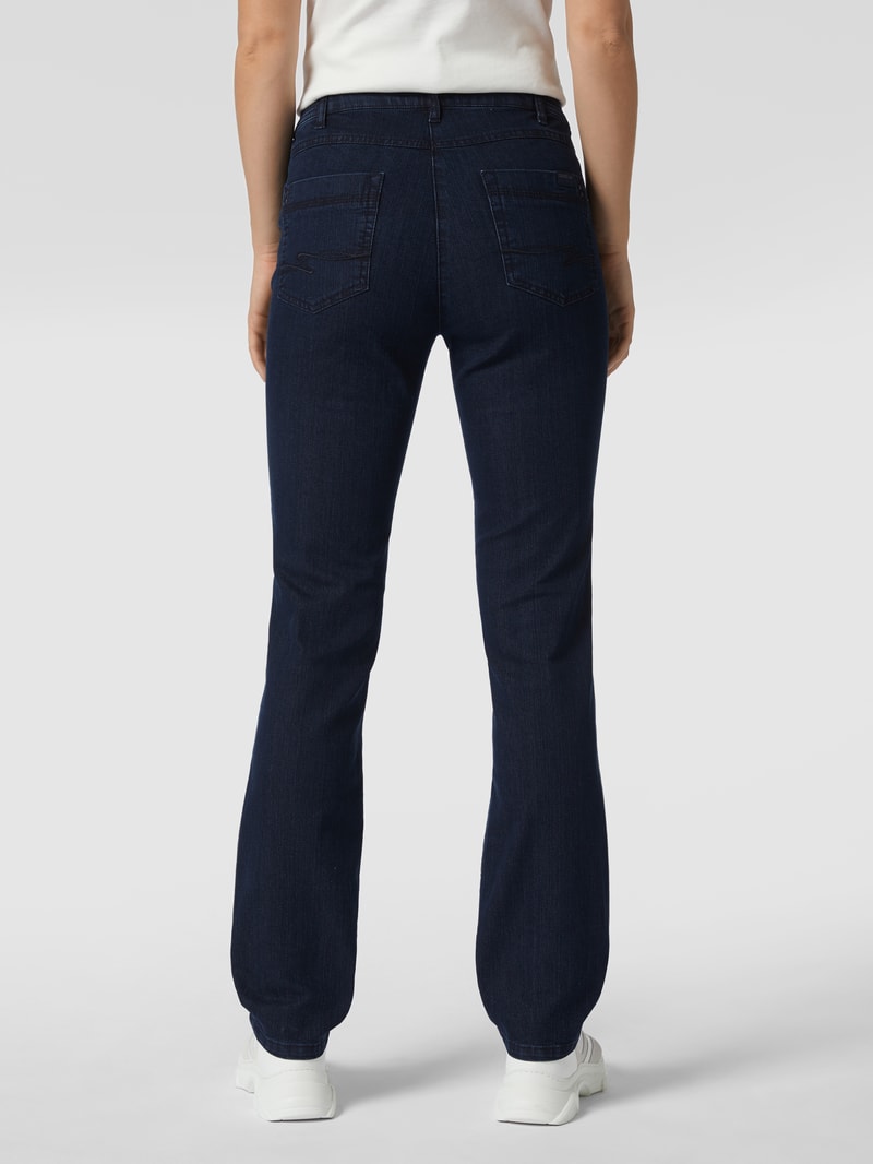 Rinsed Washed Comfort S Fit Jeans Modell CARLA in dunkelblau