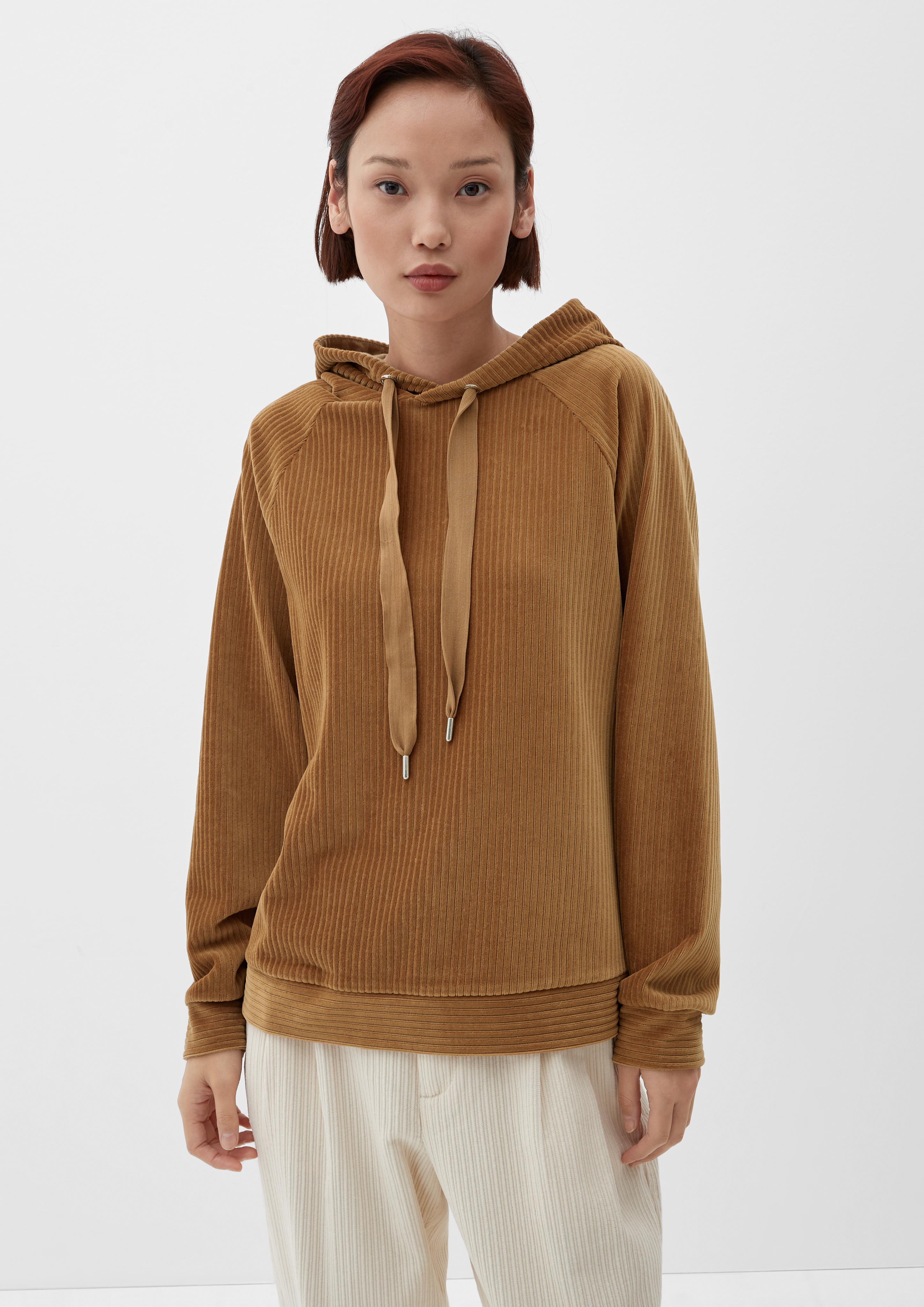 Kapuzensweatshirt aus Cord  2121938-8469