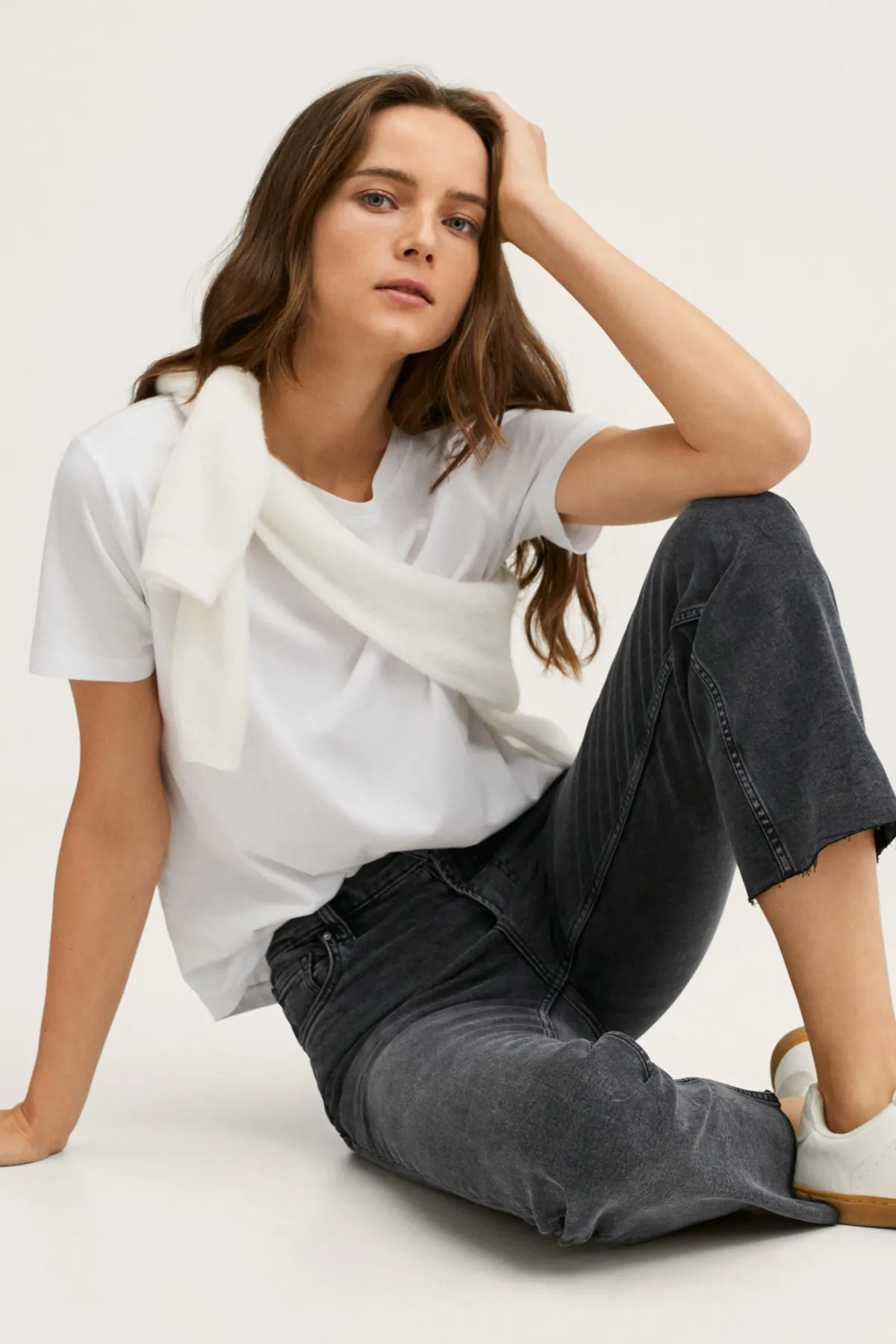 MANGO  Jeans - Grau - Bootcut