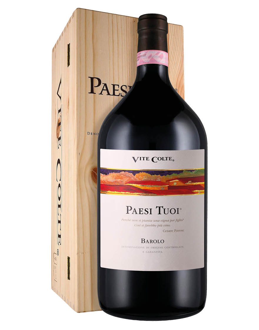 Barolo DOCG Paesi Tuoi 2018 Vite Colte Jeroboam 3 ℓ, Caisse bois