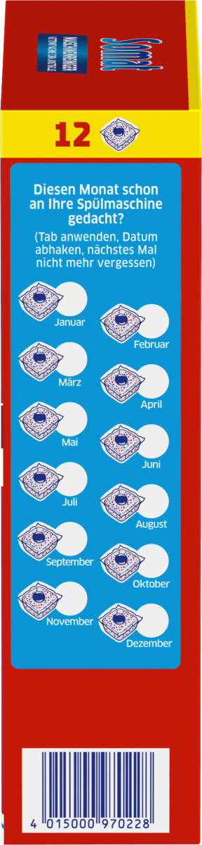 Spülmaschinenreiniger-Tabs Maxipack, 12 St