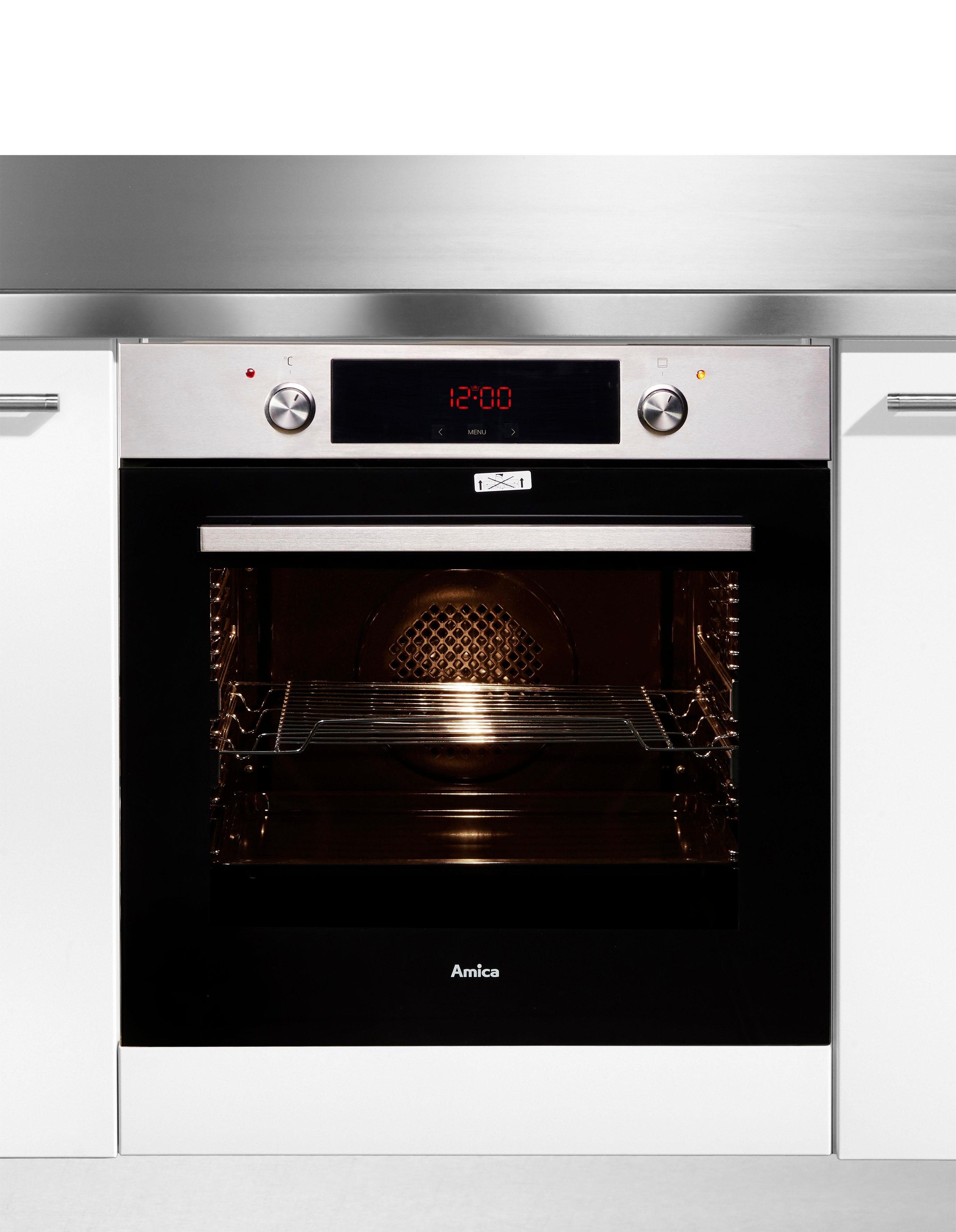 Amica Einbaubackofen EBX 944 620 E, mit 2-fach-Teleskopauszug, Simple Steam, Simple Steam