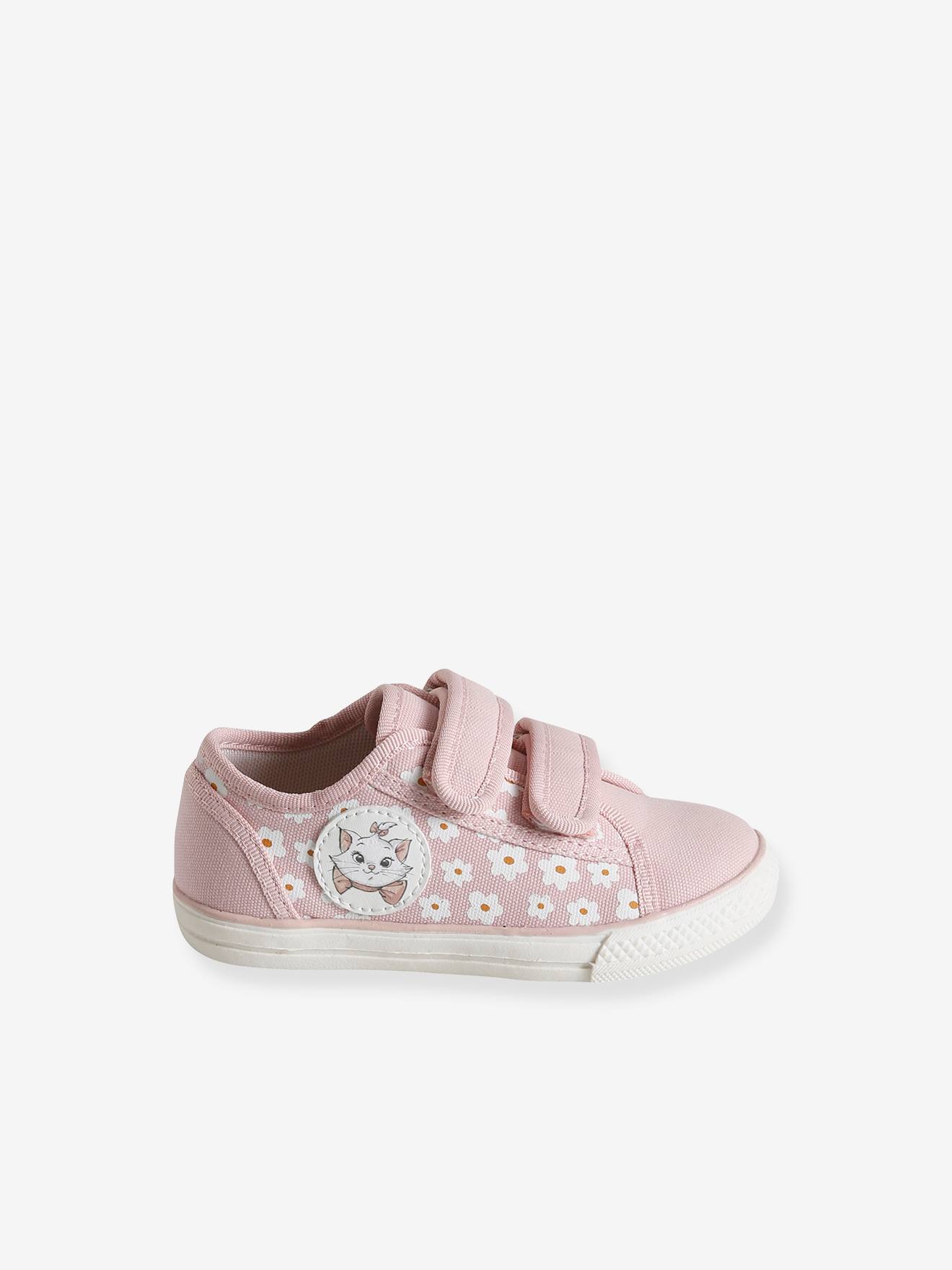 Baskets basses fille DS® Marie les Aristochats rose pâle