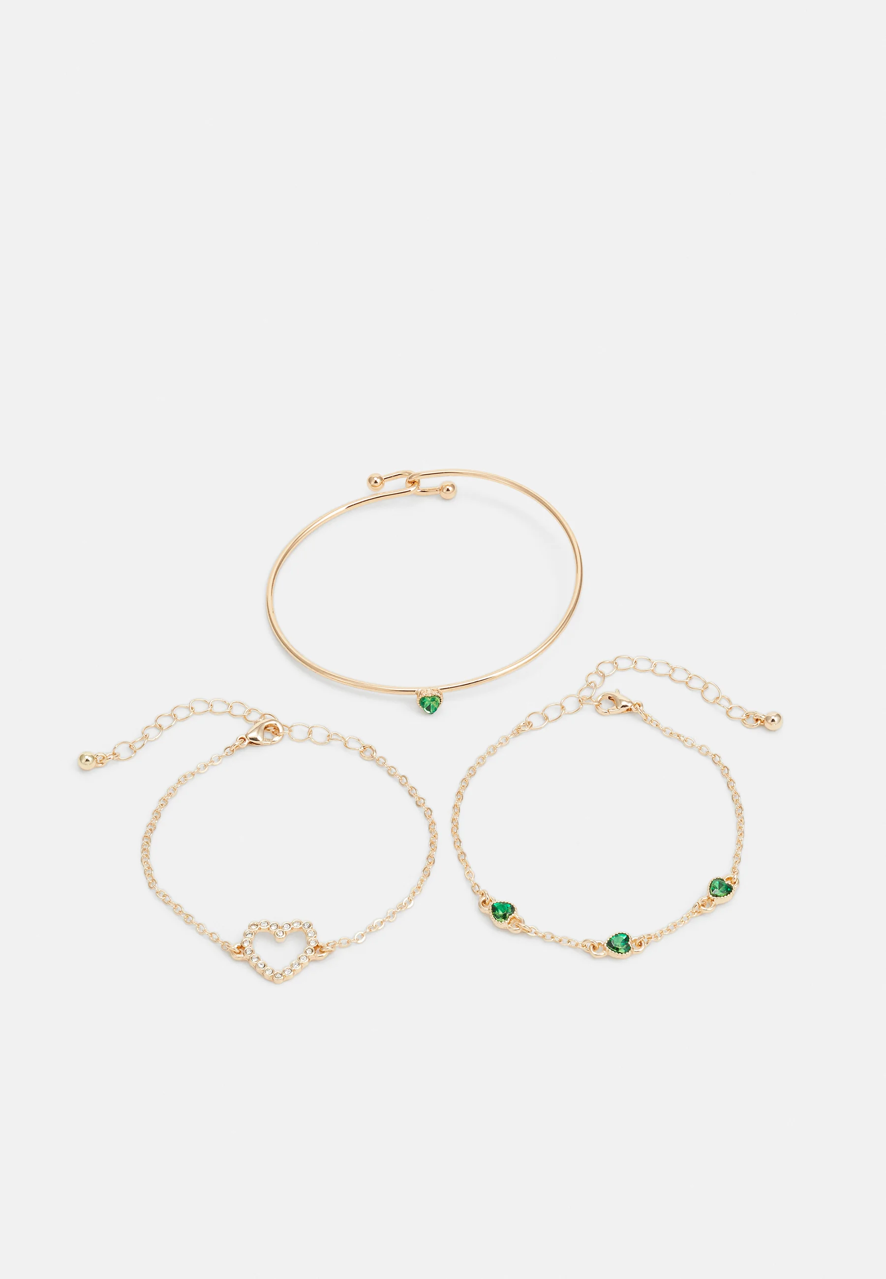 Anna Field 3PACK - Pulsera - color dorado