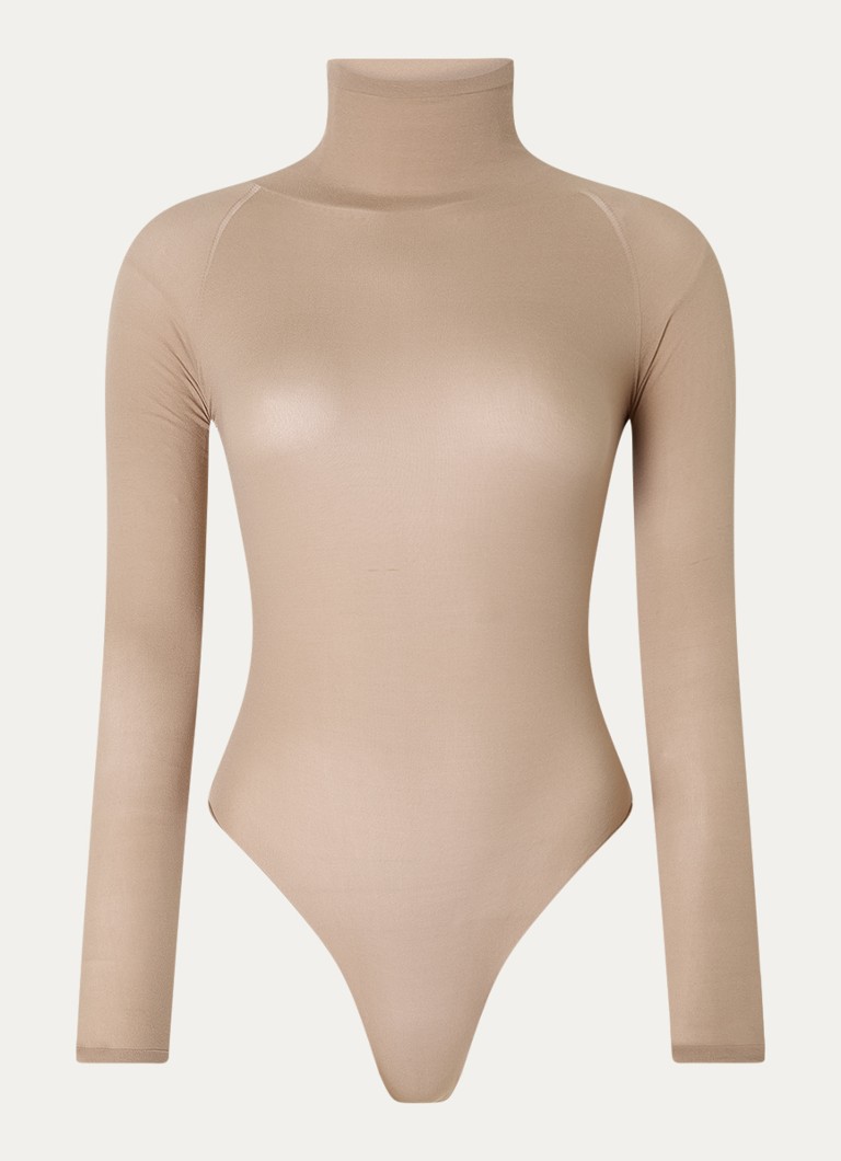 Alaïa Semi-transparent body with turtleneck