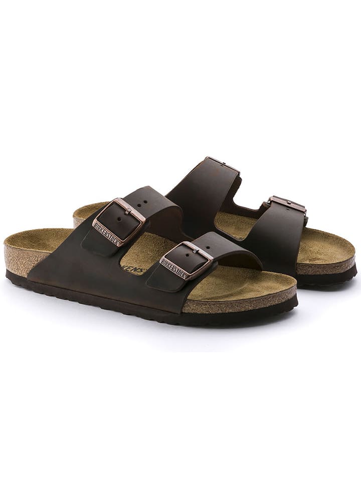 Birkenstock Leder-Pantoletten 