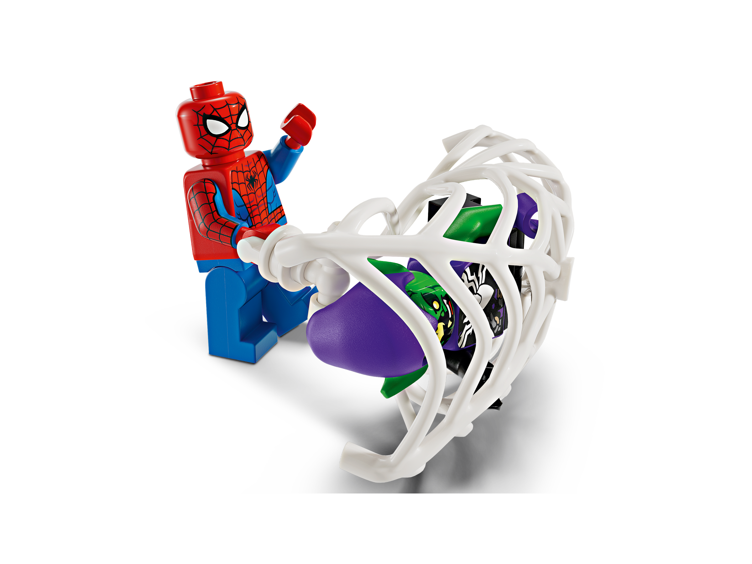 Spider-Mans Rennauto & Venom Green Goblin 76279