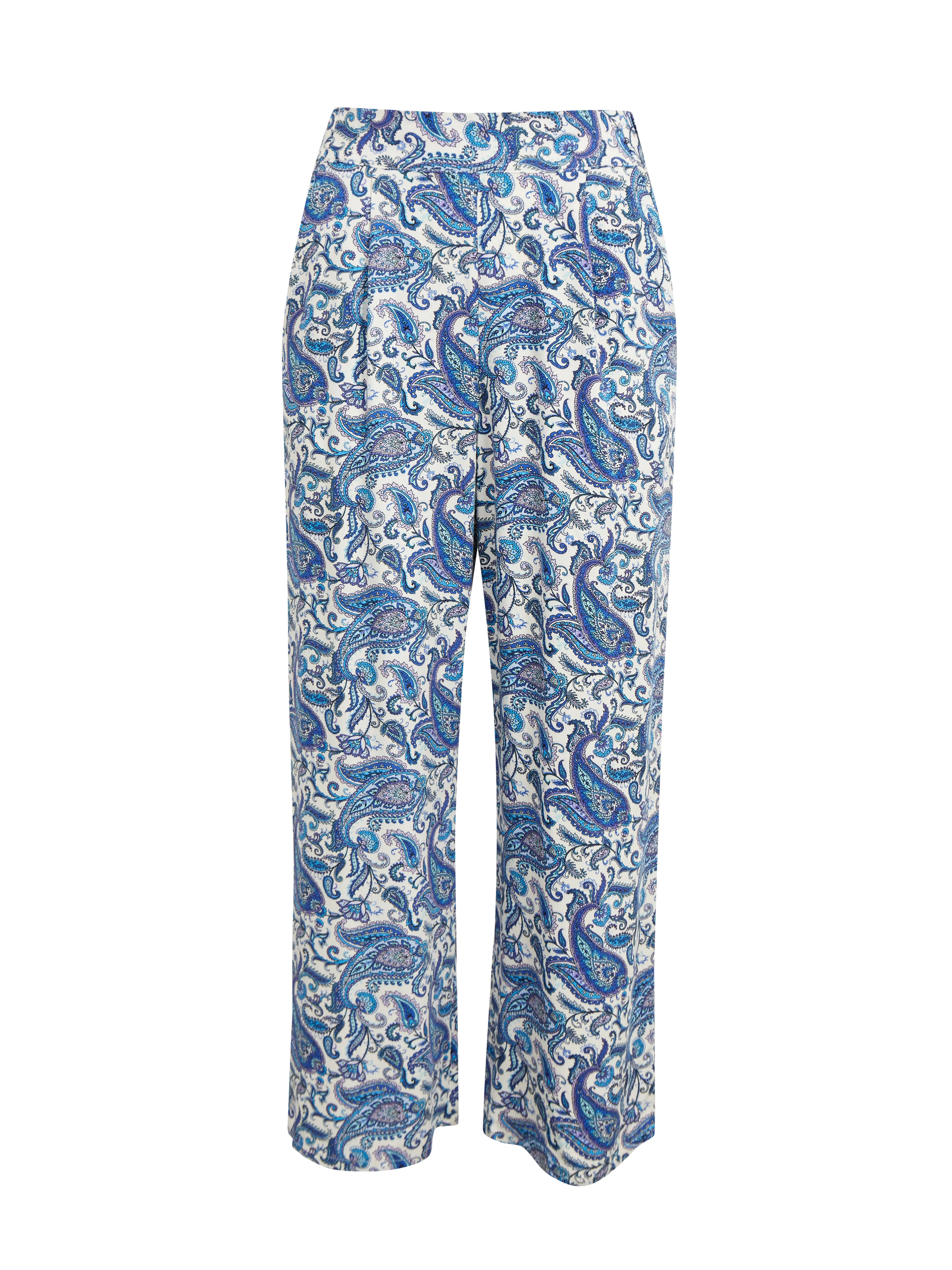 Blaue gemusterte Damen-Culottes ORSAY