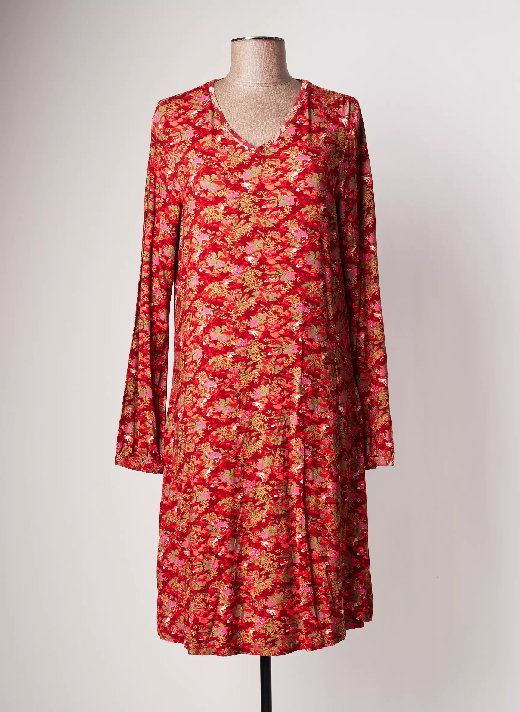Agathe   Louise Robes Mi Longues Femme couleur rouge