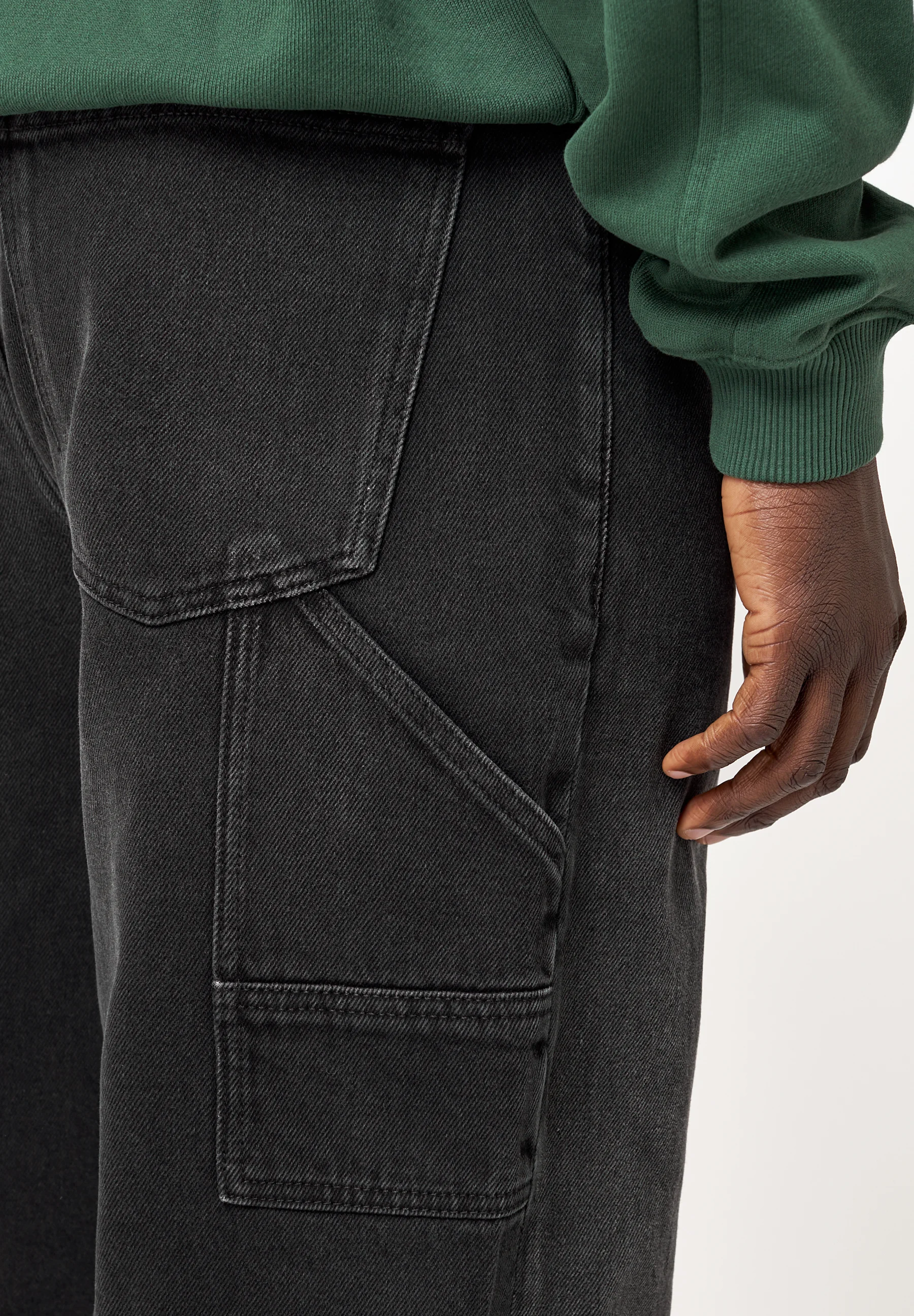 JEANS BAGGY CON LAZO EIGHTYFIVE - Vaqueros holgados