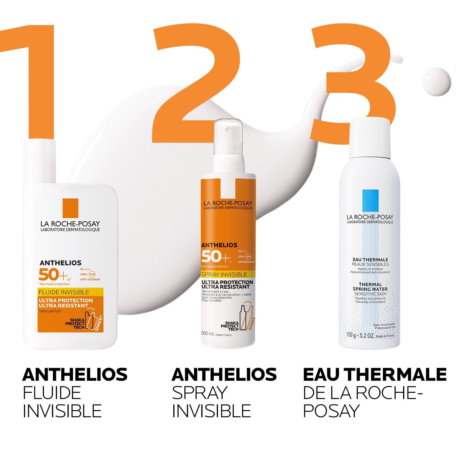 La Roche-Posay ANTHELIOS usynlig spray 50+ 200ml