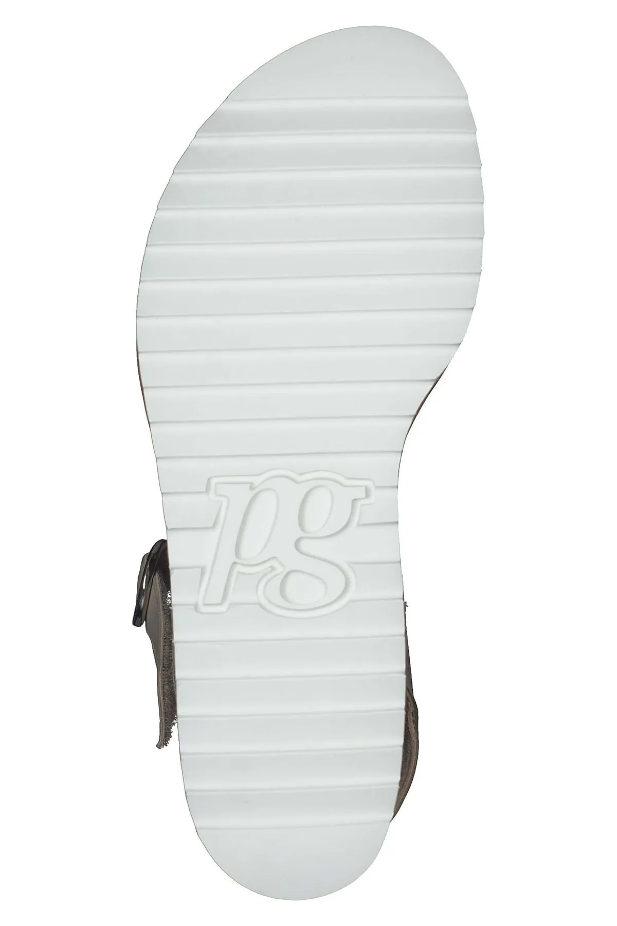 Paul Green  Sandalette - Khaki - Flacher Absatz