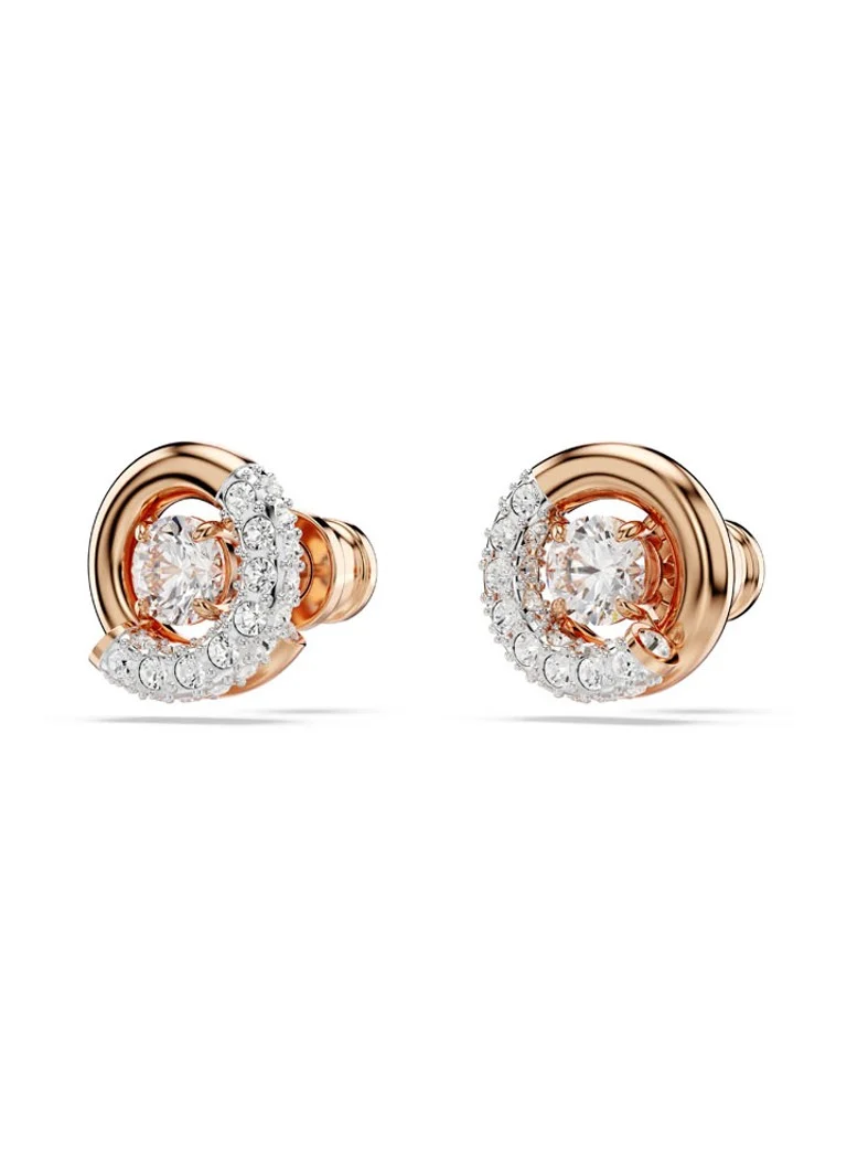 Swarovski Dextera stud earrings with crystal