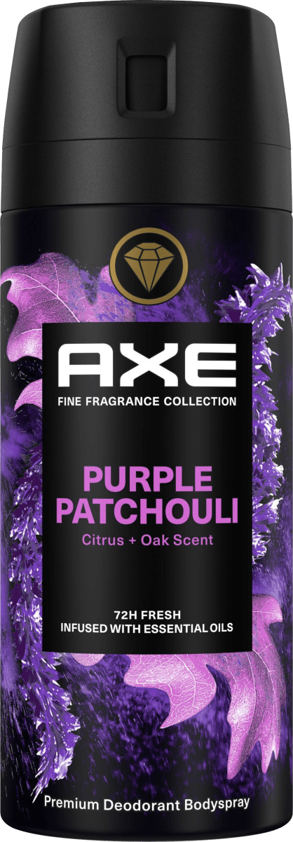 Bodyspray Purple Patchouli Citrus & Oak Scent, 150 ml