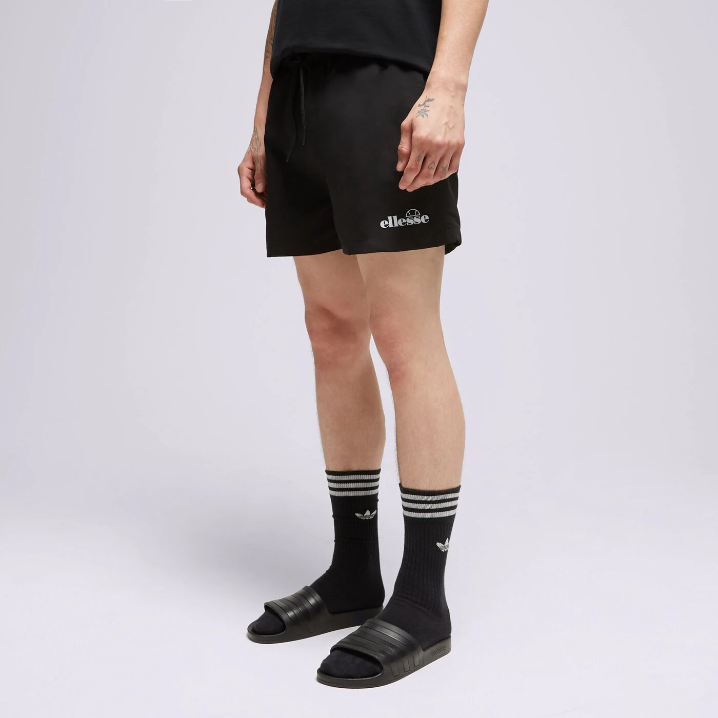 ELLESSE SHORTS LAMINA SWIM SHORT BLK Schwarz