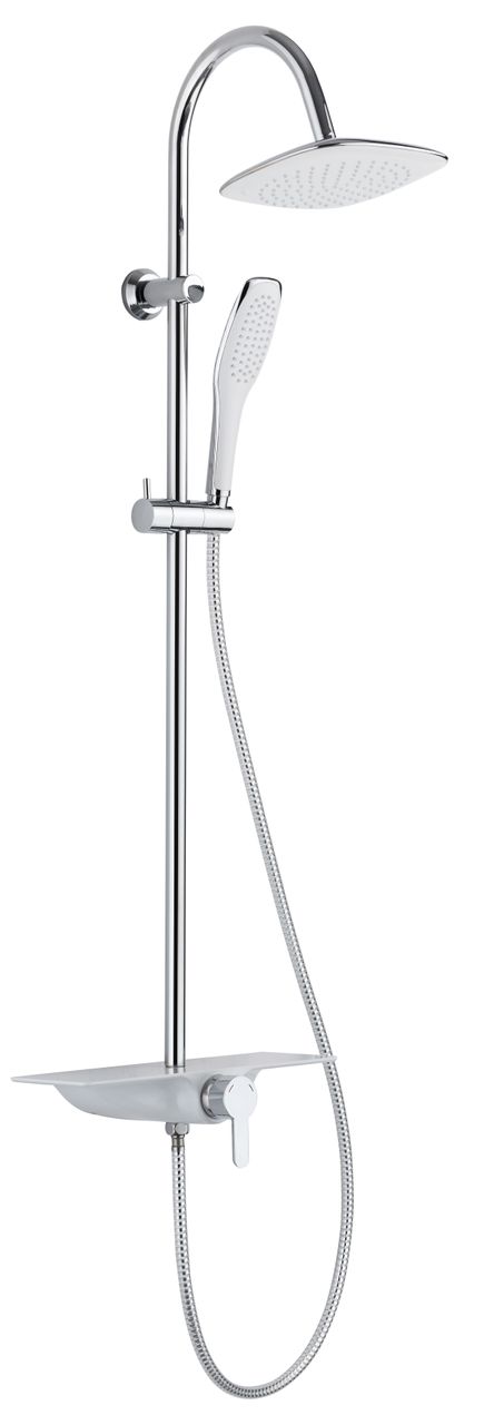 Schütte Duschset WATERWAY Chrom/Weiß