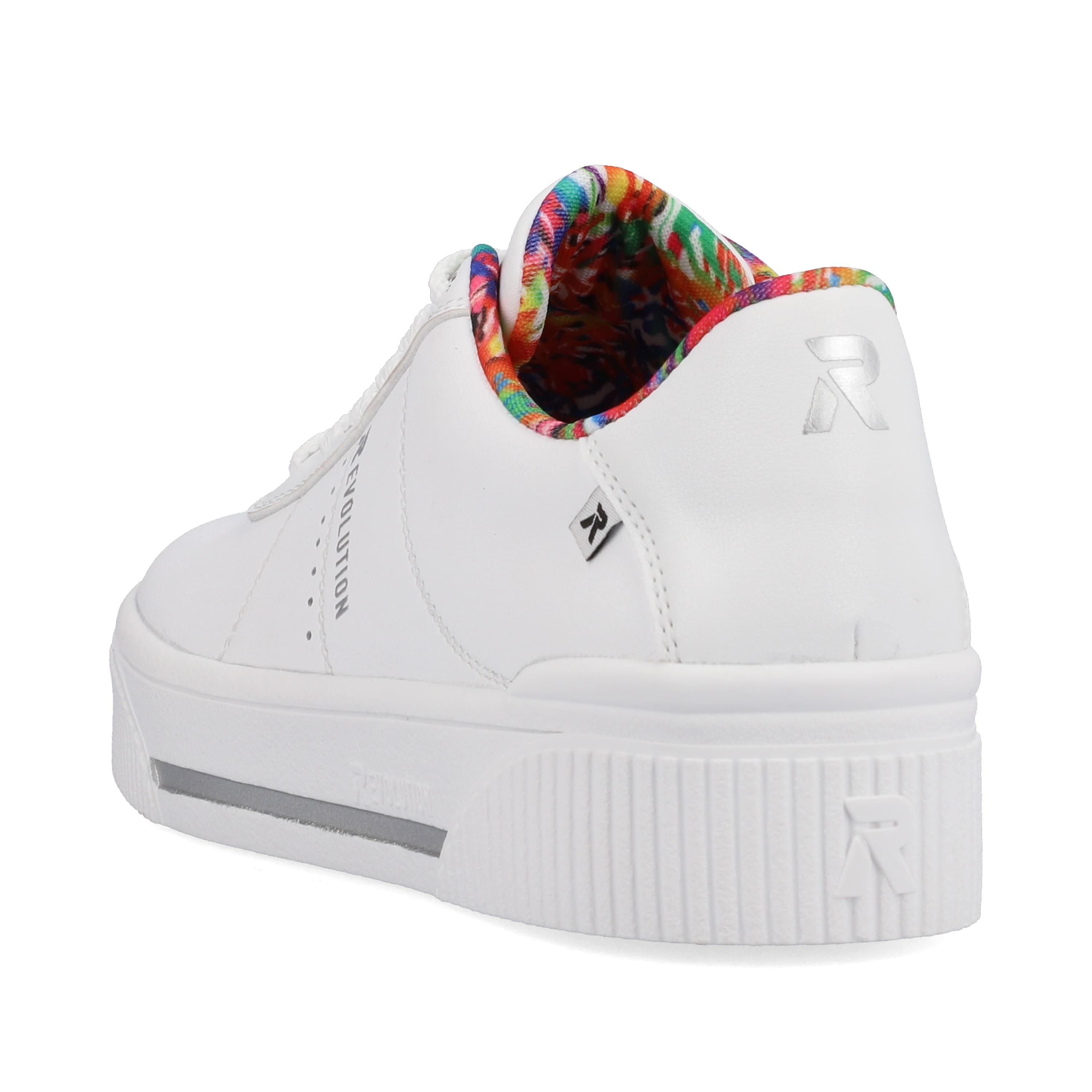 Rieker Damen Sneaker Low frost white