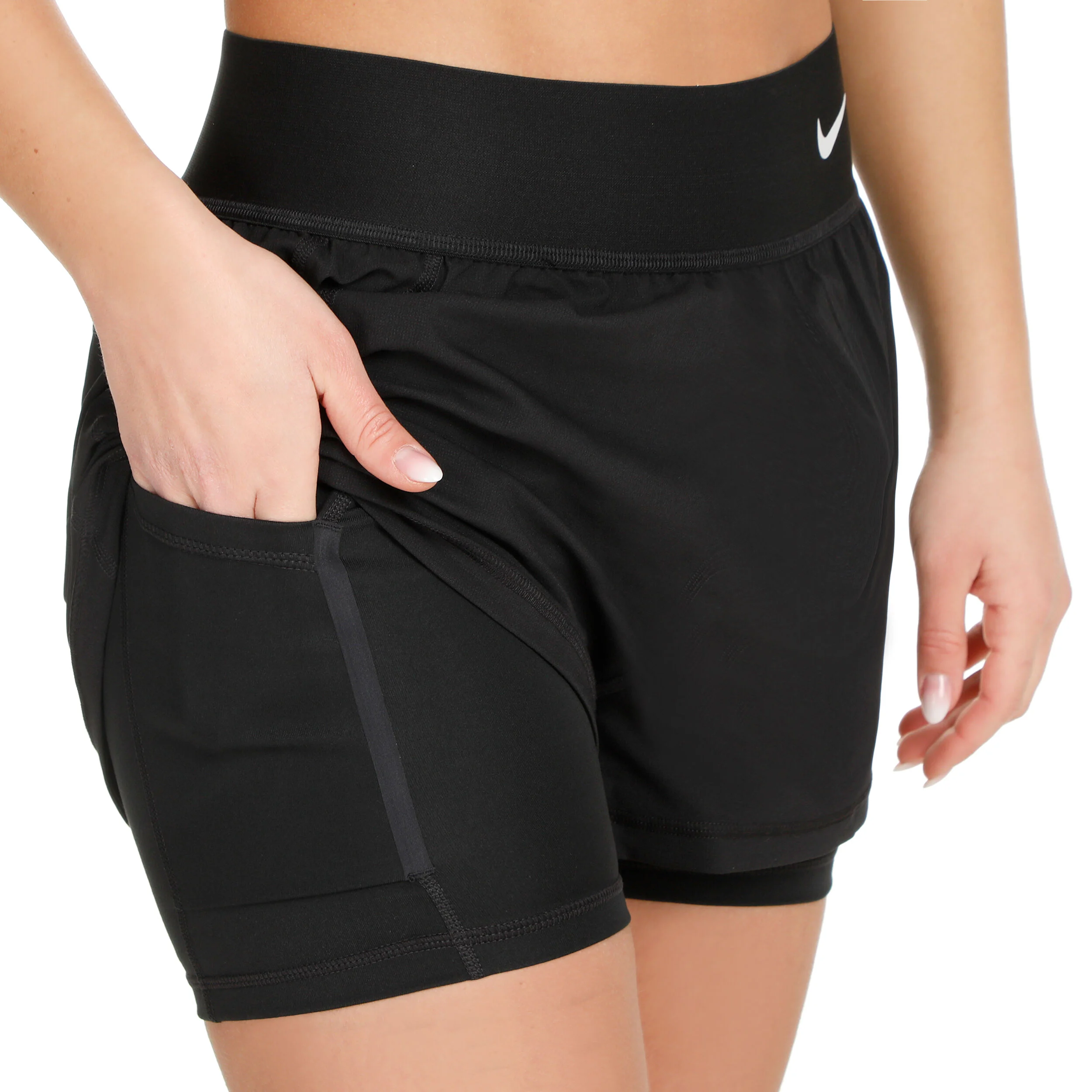 Dri-Fit Advantage Court Shorts Damen - Schwarz
