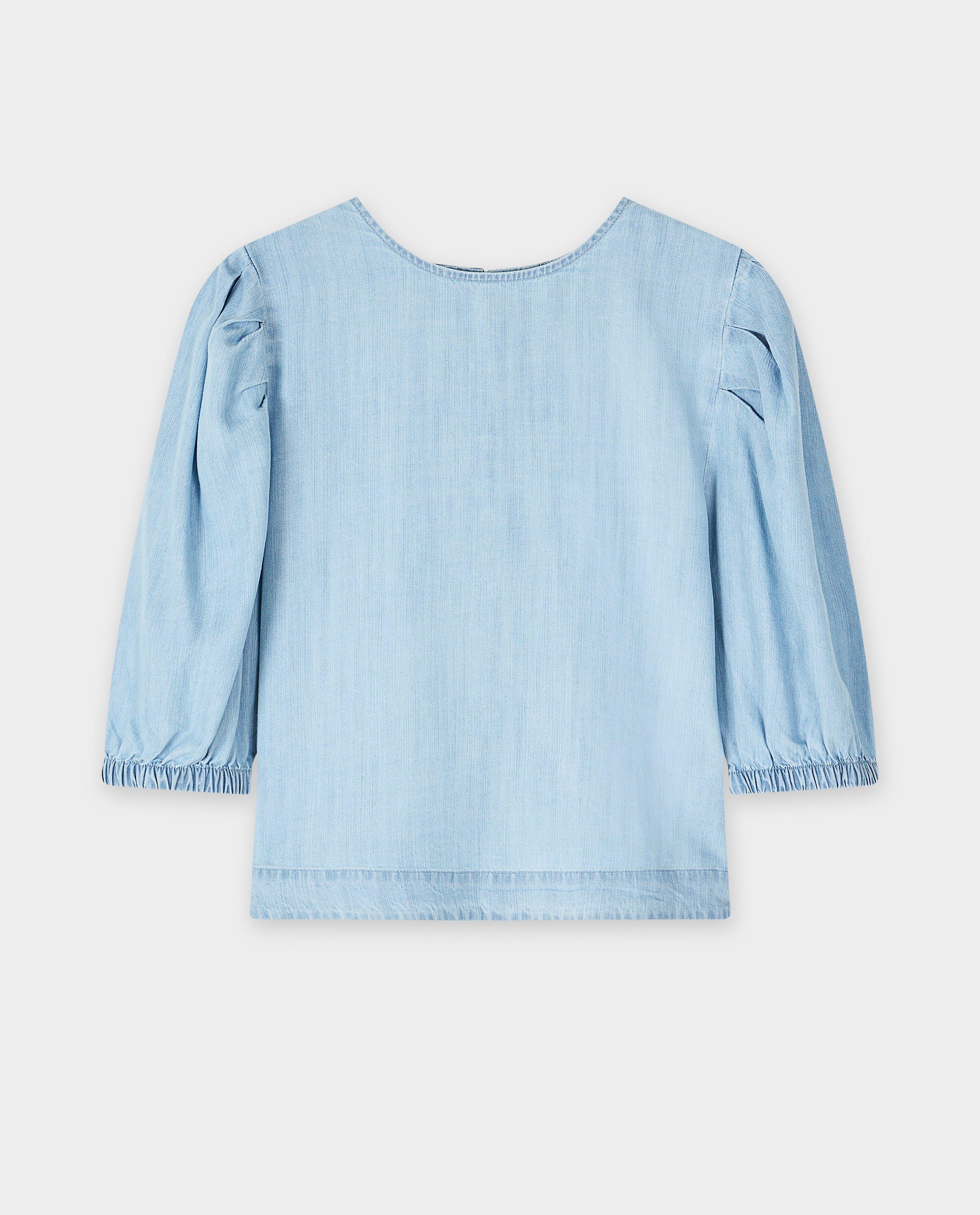Thelma & Louise Plava bluza s traper izgledom svijetloplave boje