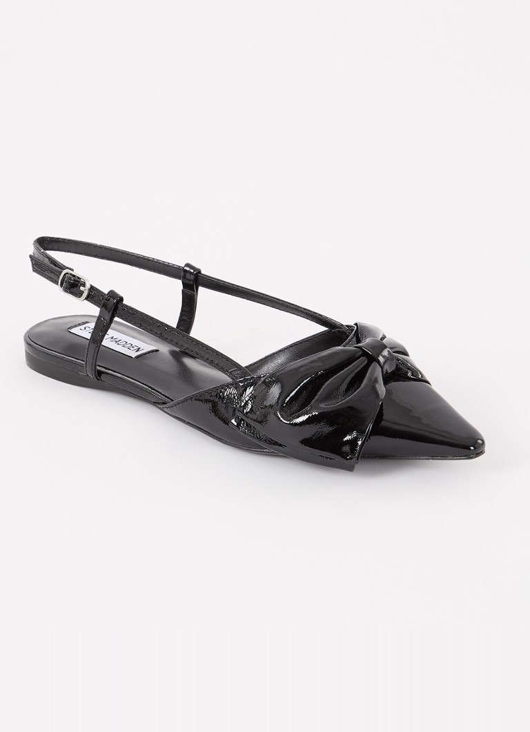 Balerini Steve Madden din piele lăcuită strălucitoare