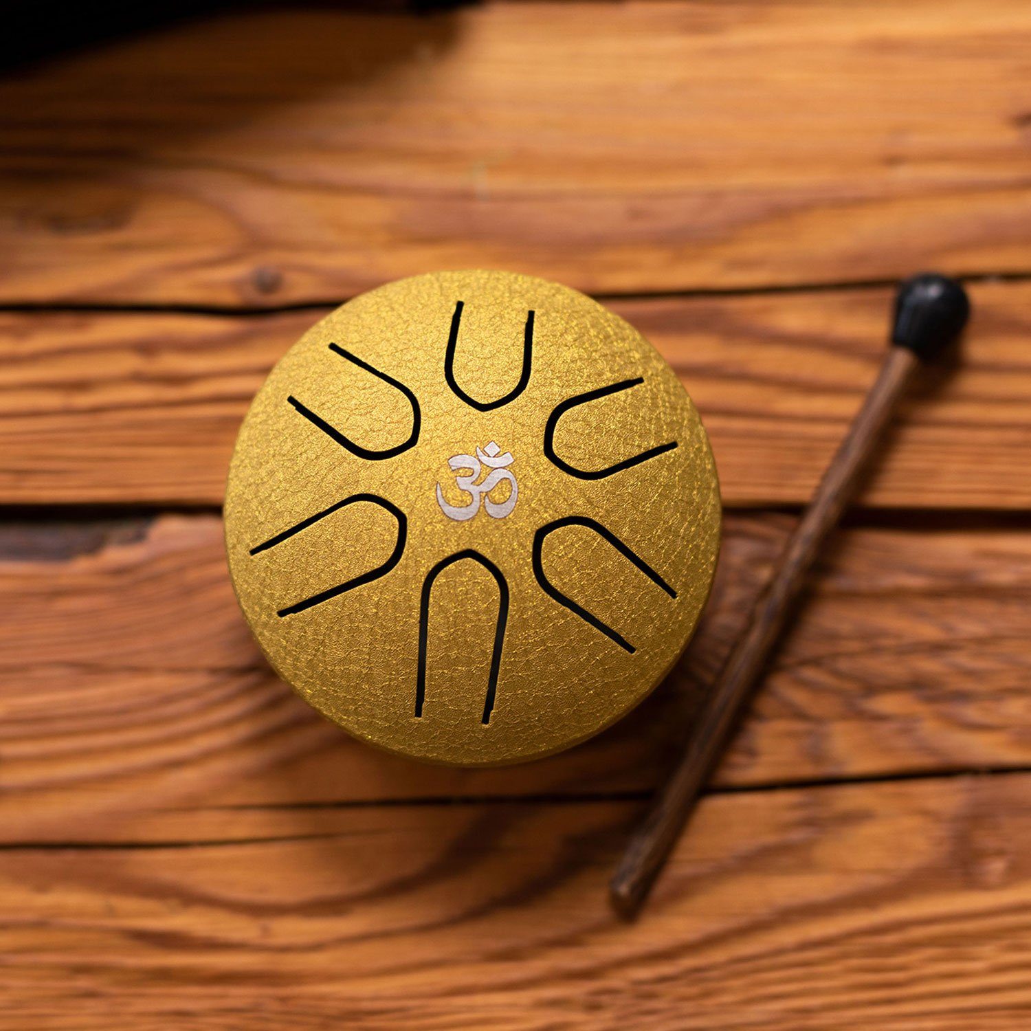 Meinl Sonic Energy Steel Tongue Drum PSTD3GOM,OM Symbol, Pocket